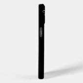 Coques Case-Mate iPhone Floral gris argenté - Monogramme (Verso / Droite)