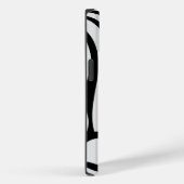 Coques Case-Mate iPhone Floral Groovy Black and White (Verso / Droite)