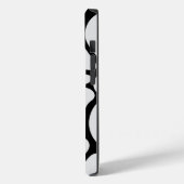 Coques Case-Mate iPhone Floral Groovy Black and White (Verso / Gauche)