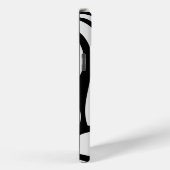 Coques Case-Mate iPhone Floral Groovy Black and White (Verso / Droite)