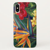 Coques Case-Mate iPhone Floral hawaïen de paradis tropical (Dos)
