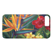 Coques Case-Mate iPhone Floral hawaïen de paradis tropical (Dos (Horizontal))