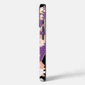 Coques Case-Mate iPhone Floral Kimono Motif Violet (Verso / Gauche)