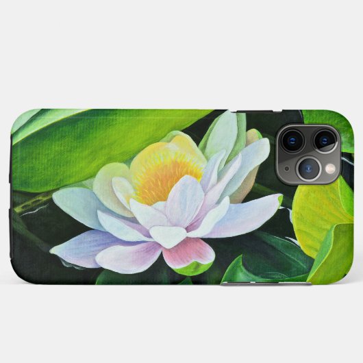 Coques Case-Mate iPhone Floral Lily blanche (Dos (Horizontal))