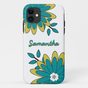Coque iPhone 11 Floral lumineux chic génial de Boho avec la