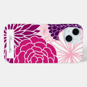 Coques Case-Mate iPhone Floral moderne (Verso (horizontal))