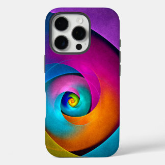 Coques iPhone 16 Pro Floral moderne Art Abstrait rose Bleu Motif #17