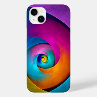 Coque Pour iPhone 14 Plus Floral moderne Art Abstrait rose Bleu Motif #17