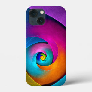 Case-Mate iPhone Case Floral moderne Art Abstrait rose Bleu Motif #17