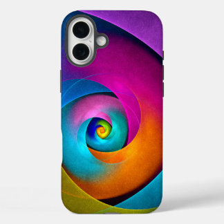 Coques iPhone 16 Plus Floral moderne Art Abstrait rose Bleu Motif #17