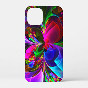 Case-Mate iPhone Case Floral moderne Art Abstrait Rouge Bleu Motif #12