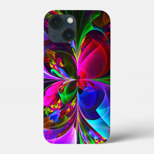 Case-Mate iPhone Case Floral moderne Art Abstrait Rouge Bleu Motif #12