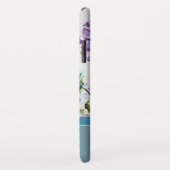 Coques Case-Mate iPhone Floral moderne et papillon avec nom Monogramme Tur (Dos/Droite)