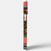 Coques Case-Mate iPhone Floral moderne Nom Customisé Girly Inspirivity (Verso / Droite)