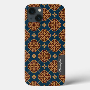 Coques Pour iPhone Floral motif médiéval en tuiles CC0910 Augustus Pu