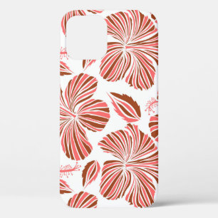 Case-Mate iPhone Case Floral naturel tropical hawaïen aux couleurs marro