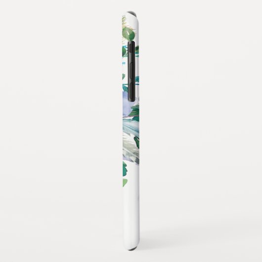 Coques Case-Mate iPhone Floral naturellement élégant de Boho (Dos/Gauche)