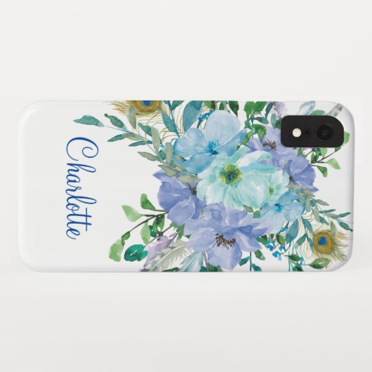 Coques Case-Mate iPhone Floral naturellement élégant de Boho (Dos (Horizontal))