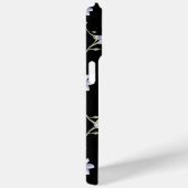 Coques Case-Mate iPhone Floral noir (Verso / Droite)