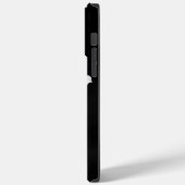 Coques Case-Mate iPhone floral noir et blanc minimal (Verso / Gauche)