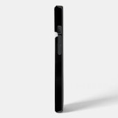 Coques Case-Mate iPhone floral noir et blanc minimal (Verso / Gauche)