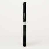 Coques Case-Mate iPhone floral noir et blanc minimal (Dos/Droite)