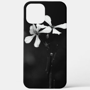 Case-Mate iPhone Case floral noir et blanc minimaliste