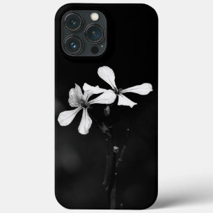 Case-Mate iPhone Case floral noir et blanc minimaliste