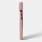 Coques Case-Mate iPhone Floral or rose - Monogramme (Verso / Gauche)