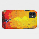 Coques Case-Mate iPhone Floral orange et jaune (Dos (Horizontal))