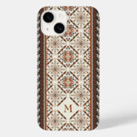 Floral Oriental Motif ethnique