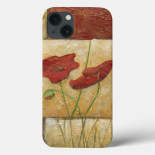 iPhone 13 Case Floral Painting with Visible Brush Strokes