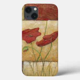 iPhone 13 Case Floral Painting with Visible Brush Strokes