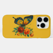 Coques Case-Mate iPhone Floral papillon (Verso (horizontal))