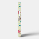 Coques Case-Mate iPhone Floral pattern with cartoon cats (Verso / Gauche)