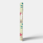 Coques Case-Mate iPhone Floral pattern with cartoon cats (Verso / Droite)