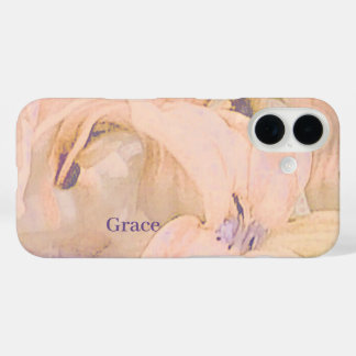 Coques iPhone 16 Floral personnalisé