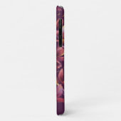 Coques Case-Mate iPhone Floral pourpre- (Dos/Gauche)