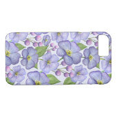 Coques Case-Mate iPhone Floral pourpre (Dos (Horizontal))