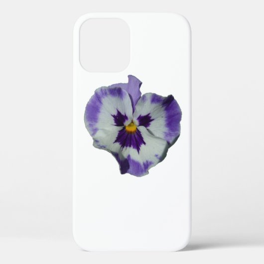 Coques Case-Mate iPhone Floral Purple and White Pansies (Verso)