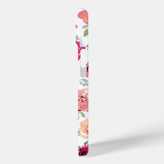 Coques Case-Mate iPhone Floral rose (Verso / Gauche)