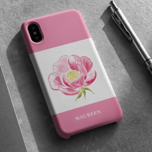 Coques Case-Mate iPhone Floral rose