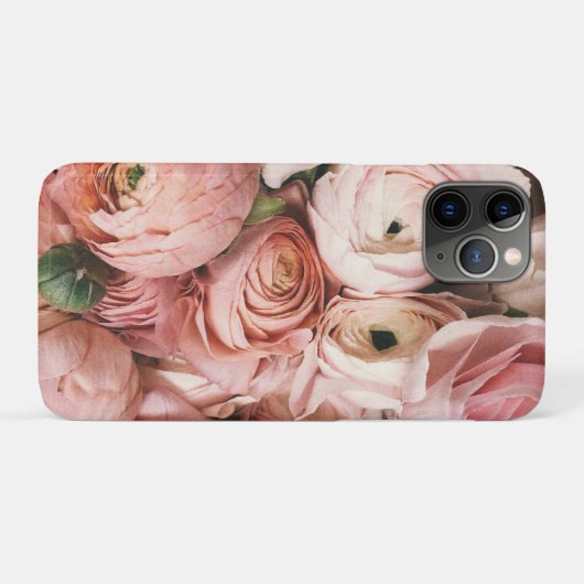 Coques Case-Mate iPhone Floral rose (Dos (Horizontal))