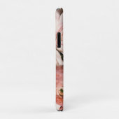 Coques Case-Mate iPhone Floral rose (Dos/Droite)