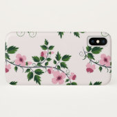 Coques Case-Mate iPhone Floral rose (Dos (Horizontal))