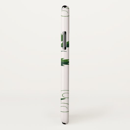 Coques Case-Mate iPhone Floral rose (Dos/Droite)