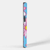 Coques Case-Mate iPhone Floral rose blanc et bleu (Verso / Droite)