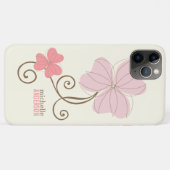 Coques Case-Mate iPhone Floral rose chic (Dos (Horizontal))