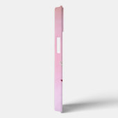 Coques Case-Mate iPhone Floral rose customisé (Verso / Droite)