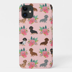 Case-Mate iPhone Case floral rose de dachshund